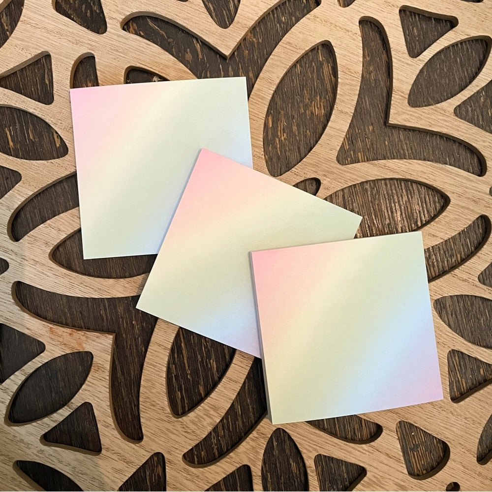 Rainbow Sticky Notes - Set of 3
